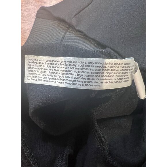 Eloquii Black Leggings Size 18 Roll Resistant Wide Elastic Pants Dress Athletic - Picture 5 of 5